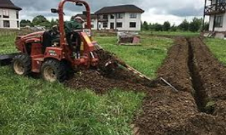 Копка траншей для водопровода в Партизанске: цена за метр от 914 руб.